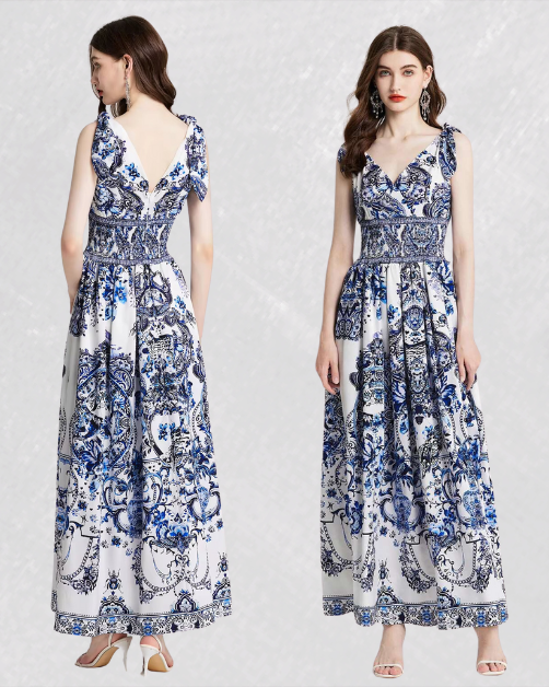 Vestido Belle Blue