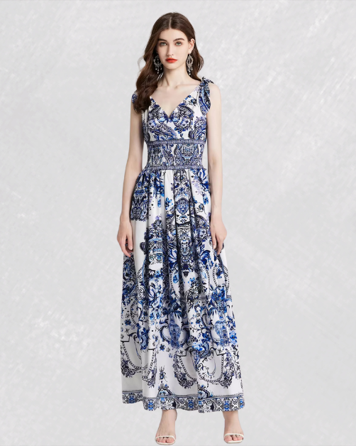 Vestido Belle Blue