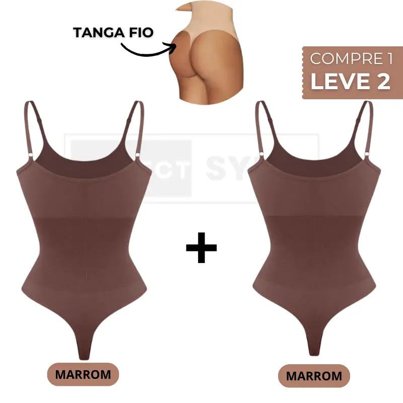 Body Modelador Shape Comfort - Diminui Medidas [COMPRE 1 LEVE 2]