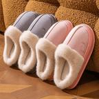 Pantufa Nuvem Peluciada de Inverno Premium – Conforto Que Aquece Seus Pés