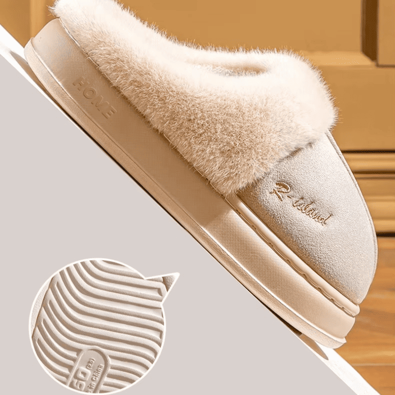 Pantufa Nuvem Peluciada de Inverno Premium – Conforto Que Aquece Seus Pés