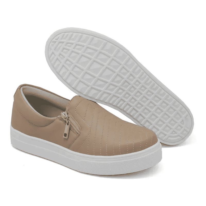 Tênis Feminino Slip On™ – Calce Fácil sem Usar as Mãos