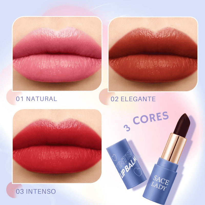 LipGlow – Bálsamo Adaptativo com Hidratação e Cor Natural Personalizada [Compre 1 & Leve 2]