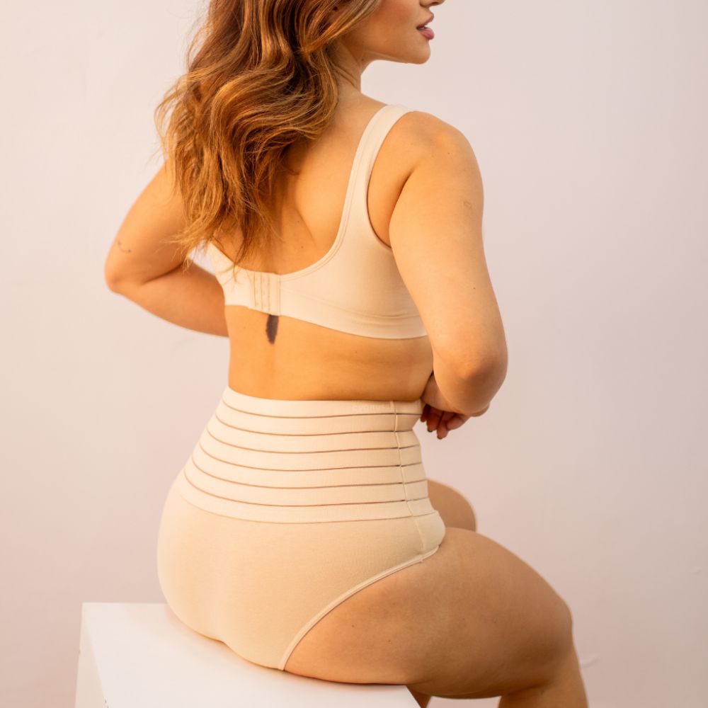 Calcinha Modeladora BelleForm- Seca Barriga - Efeito Lipo