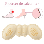 Protetor de Calcanhar Antideslizante com Silicone – Alívio Imediato em Qualquer Sapato