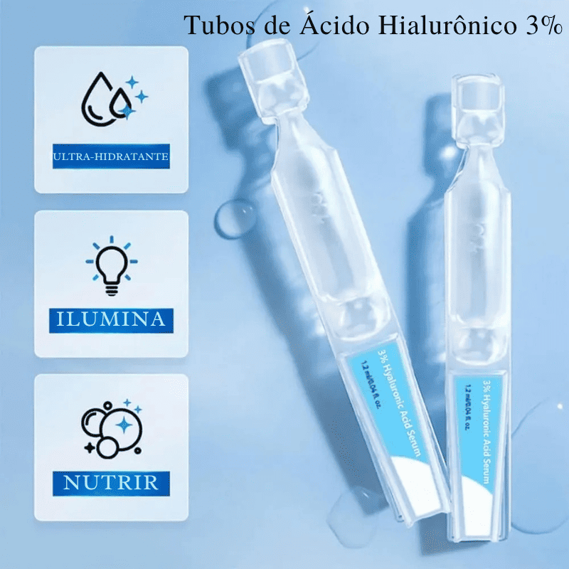 DermaGlow - Sérum de Ácido Hialurônico em Gotas