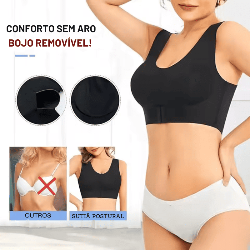 Sutiã Modelador Postural – Alinha a Postura e Sustenta com Conforto [COMPRE 1 & LEVE 2] + BRINDES