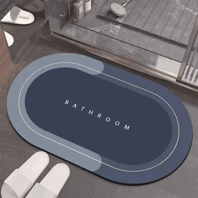 Tapete de Banheiro Premium HydraMat™ – Tecnologia 4 Camadas com Secagem Instantânea