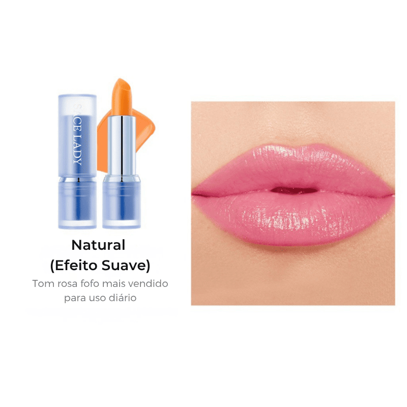 LipGlow – Bálsamo Adaptativo com Hidratação e Cor Natural Personalizada [Compre 1 & Leve 2]