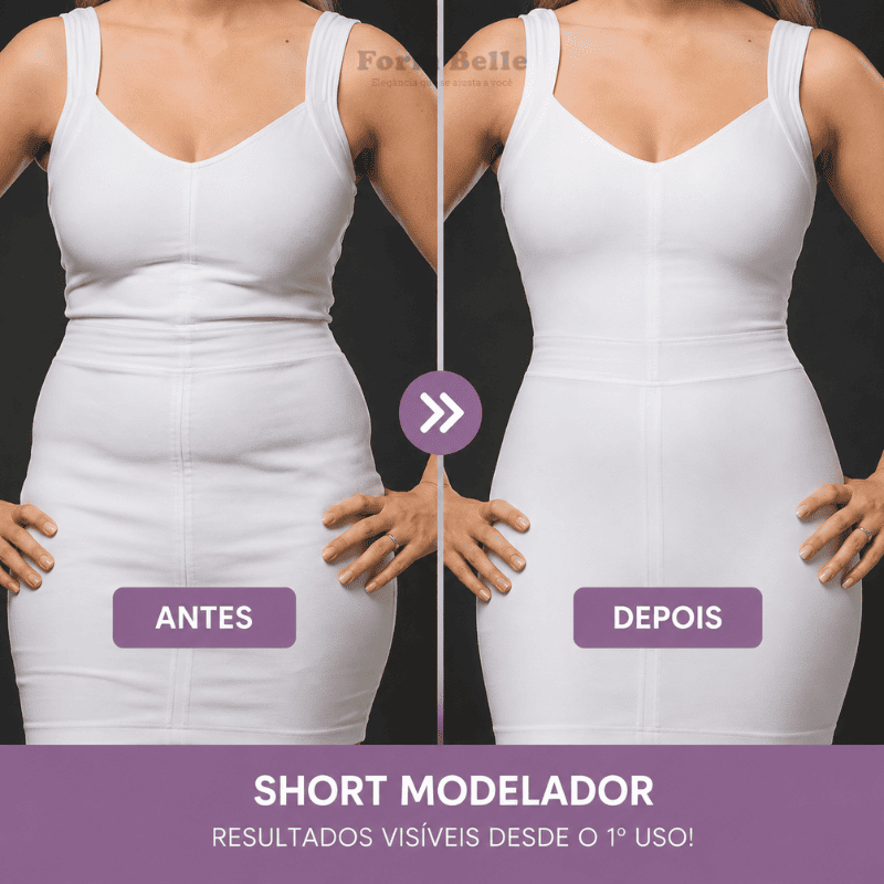 FormCurve™ Short Modelador 4D – Cintura Definida e Curvas Valorizadas