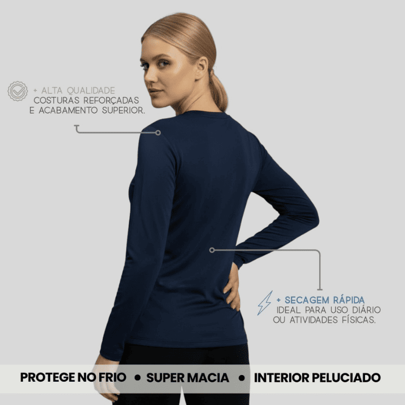 ThermoFlex™ – Segunda Pele Térmica Peluciada Premium - Menos Frio, Mais Conforto