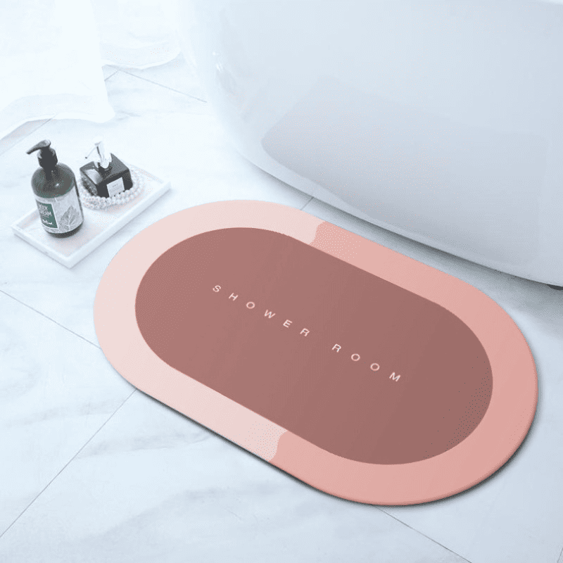 Tapete de Banheiro Premium HydraMat™ – Tecnologia 4 Camadas com Secagem Instantânea