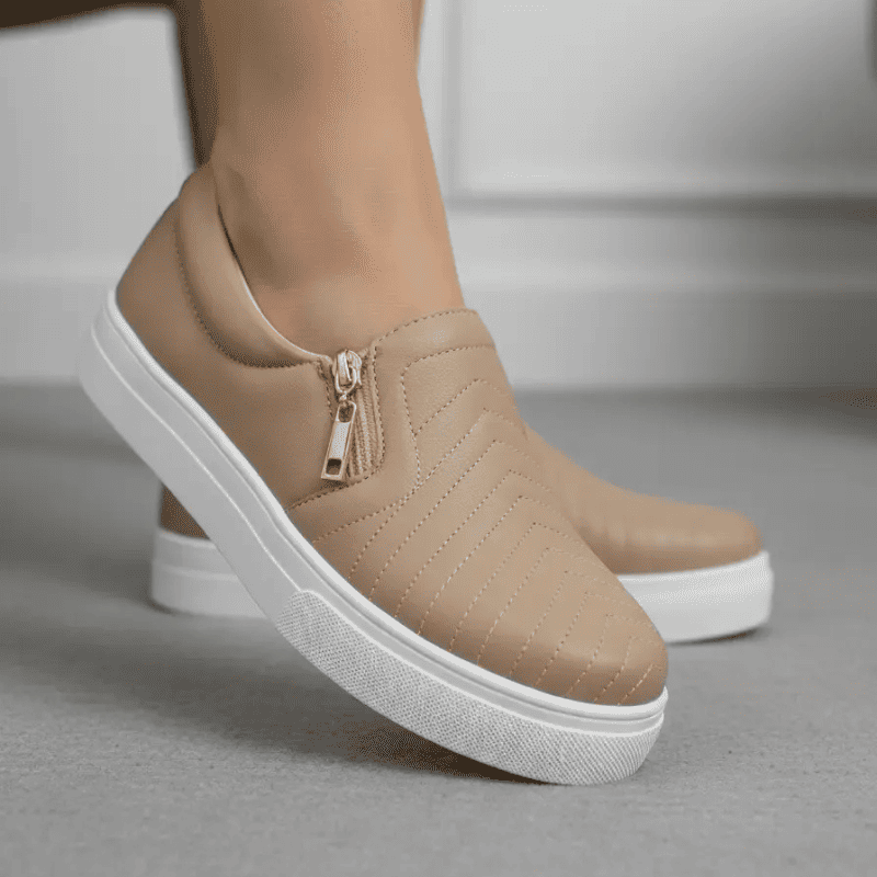 Tênis Feminino Slip On™ – Calce Fácil sem Usar as Mãos