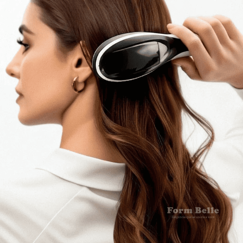 Escova Massageadora BelleHair™ - Crescimento Capilar Intensivo + Brinde