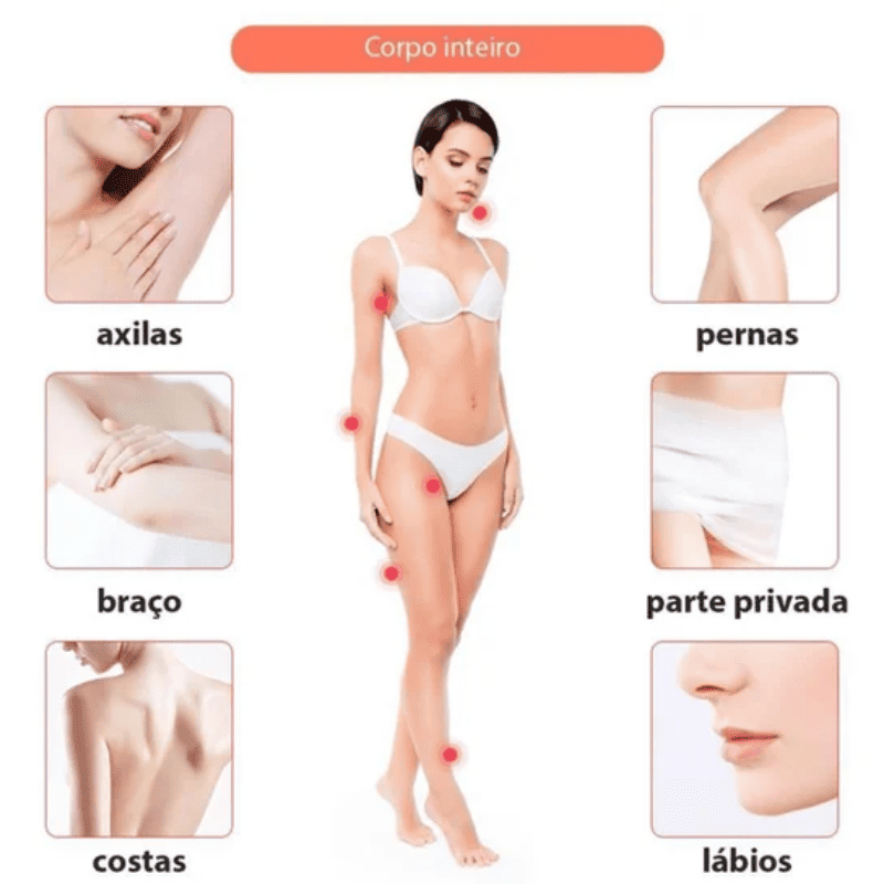 Depilador Elétrico 4 em 1 - DermaBelle® + Brindes