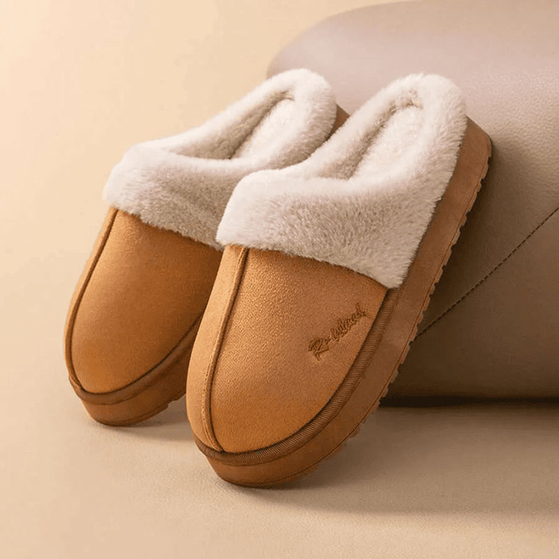 Pantufa Nuvem Peluciada de Inverno Premium – Conforto Que Aquece Seus Pés
