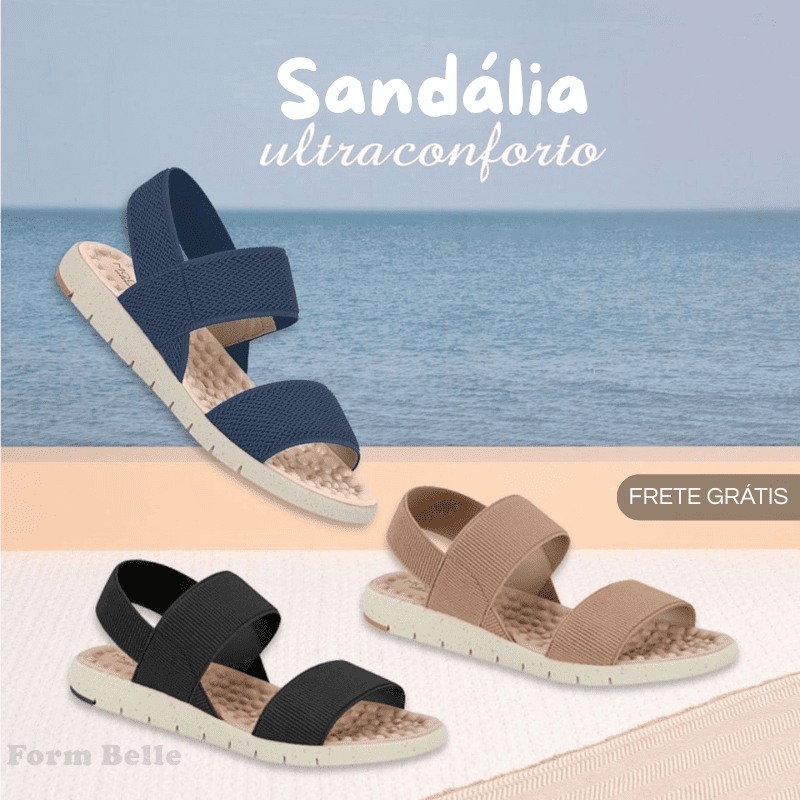 Sandália Massageadora Ultraconforto – Leve, Macia e Sem Dor
