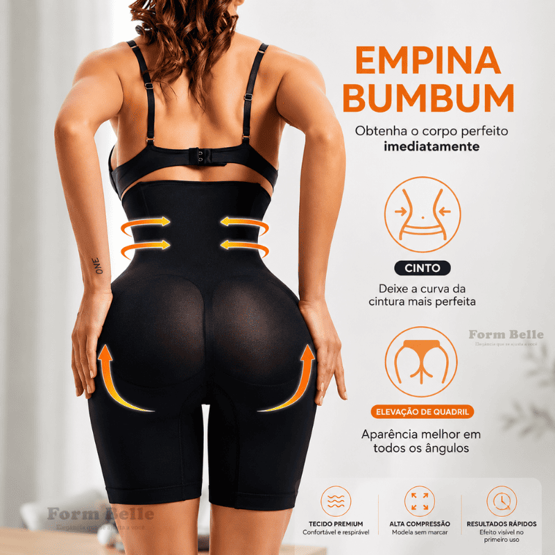 FormCurve™ Short Modelador 4D – Cintura Definida e Curvas Valorizadas