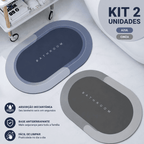 Tapete de Banheiro Premium HydraMat™ – Tecnologia 4 Camadas com Secagem Instantânea