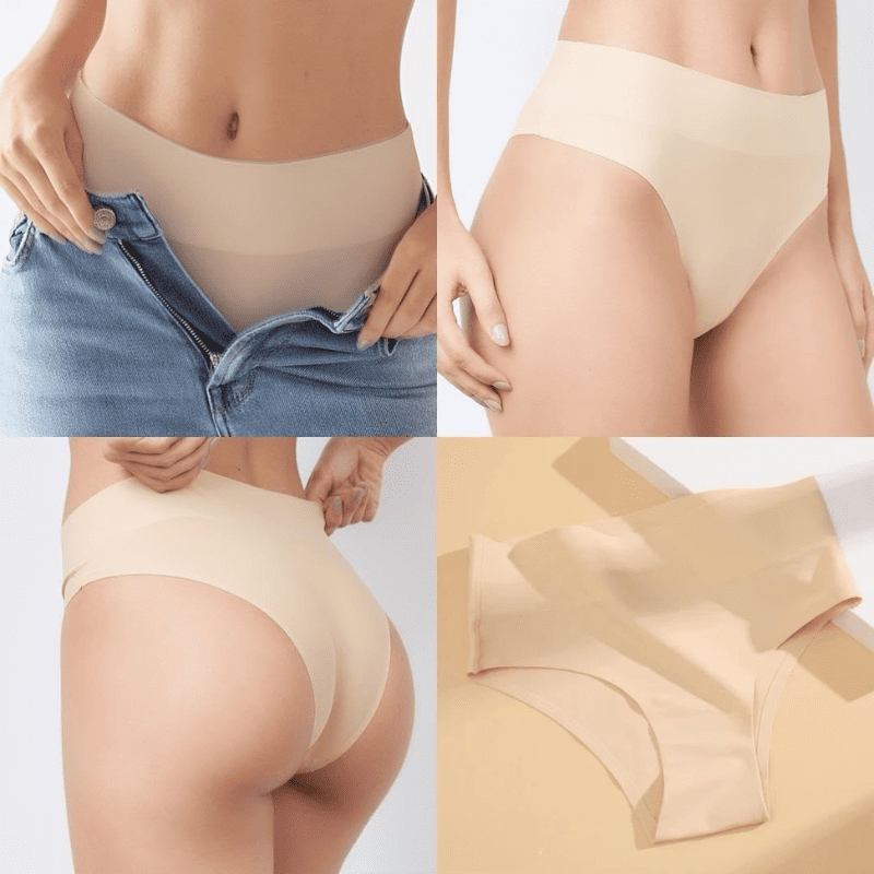 Kit 5 Calcinhas Soft Premium Invisíveis Sem Costura – Conforto Que Não Marca o Corpo