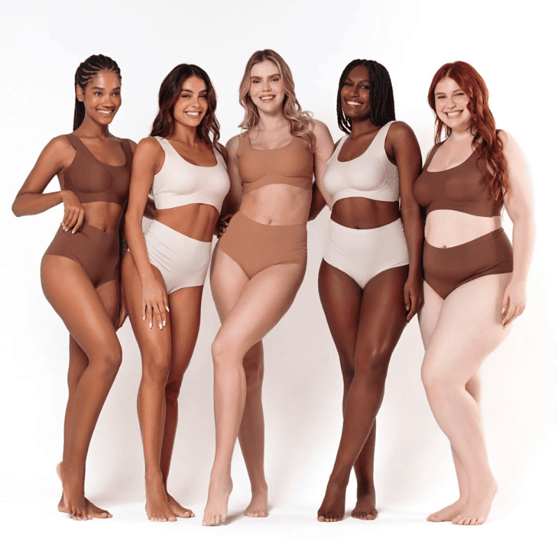 Kit 5 Calcinhas Soft Premium Invisíveis Sem Costura – Conforto Que Não Marca o Corpo