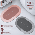 Tapete de Banheiro Premium HydraMat™ – Tecnologia 4 Camadas com Secagem Instantânea