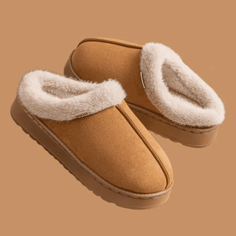 Pantufa Nuvem Peluciada de Inverno Premium – Conforto Que Aquece Seus Pés