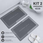 Tapete de Banheiro Premium HydraMat™ – Tecnologia 4 Camadas com Secagem Instantânea