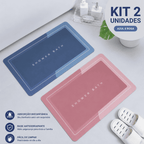 Tapete de Banheiro Premium HydraMat™ – Tecnologia 4 Camadas com Secagem Instantânea
