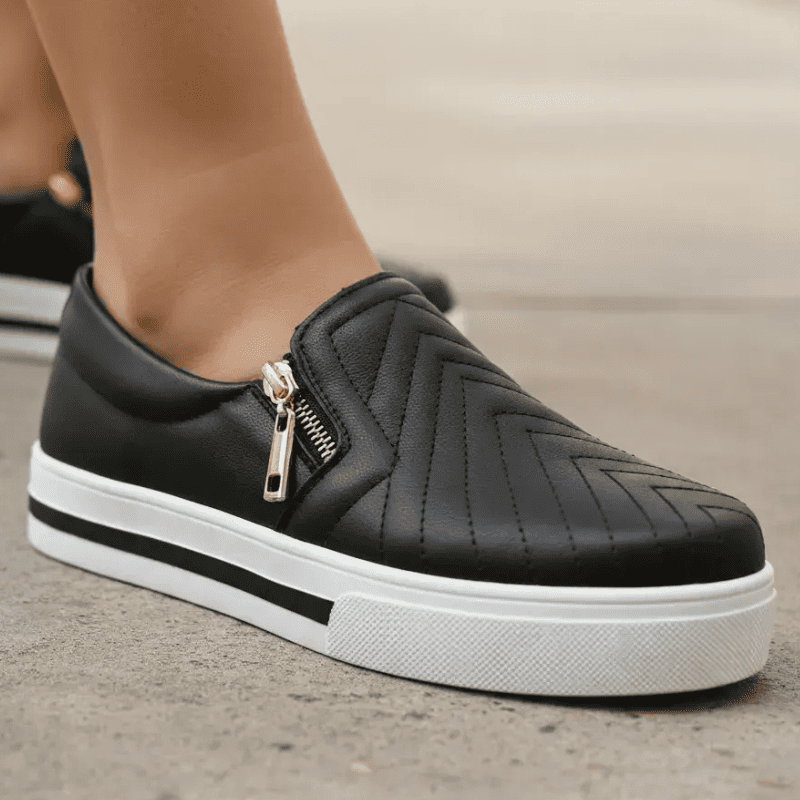 Tênis Feminino Slip On™ – Calce Fácil sem Usar as Mãos