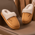 Pantufa Nuvem Peluciada de Inverno Premium – Conforto Que Aquece Seus Pés
