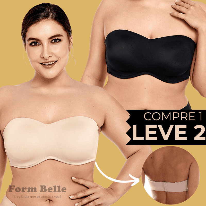 Sutiã Sync Comfort Sem Alças - Sustentação e Conforto [COMPRE 1 LEVE 2] + BRINDES
