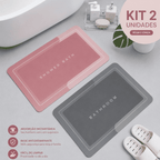 Tapete de Banheiro Premium HydraMat™ – Tecnologia 4 Camadas com Secagem Instantânea