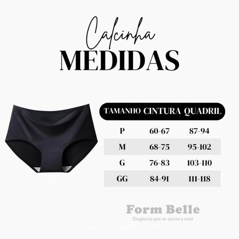 Kit 5 Calcinhas Soft Premium Invisíveis Sem Costura – Conforto Que Não Marca o Corpo