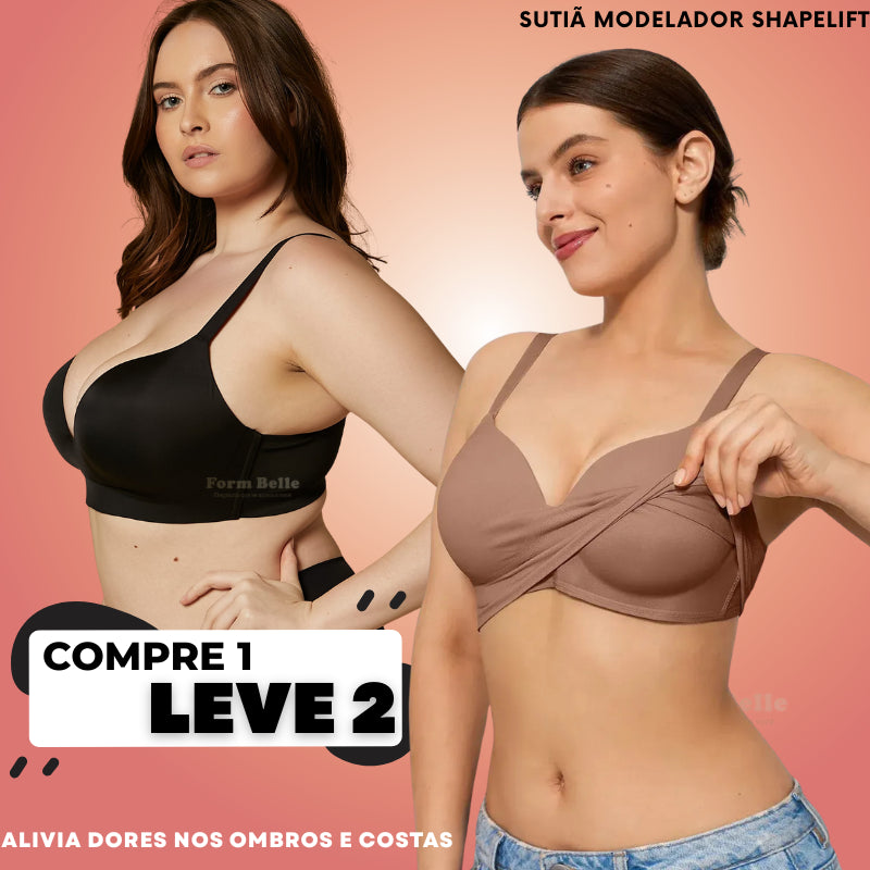 Sutiã Modelador ShapeLift - Conforto absoluto, Sustentação perfeita e Zero desconforto