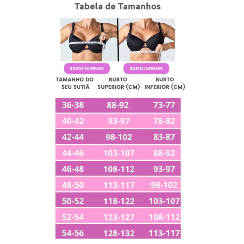 Sutiã Modelador PushUp BelleForm - Sustentação Perfeita [COMPRE 1 LEVE 2]