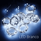 Cortina de LED Natalina 300 Luzes – 8 Efeitos Mágicos de Iluminação