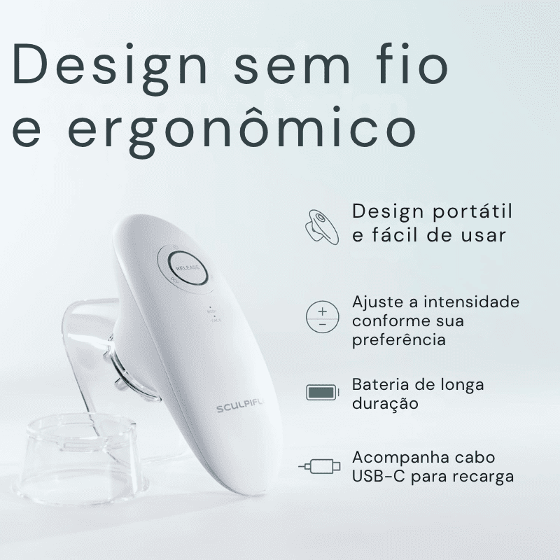 BelleLift Sculpt™ – Tecnologia 3 em 1 Contra Flacidez, Celulite e Estrias