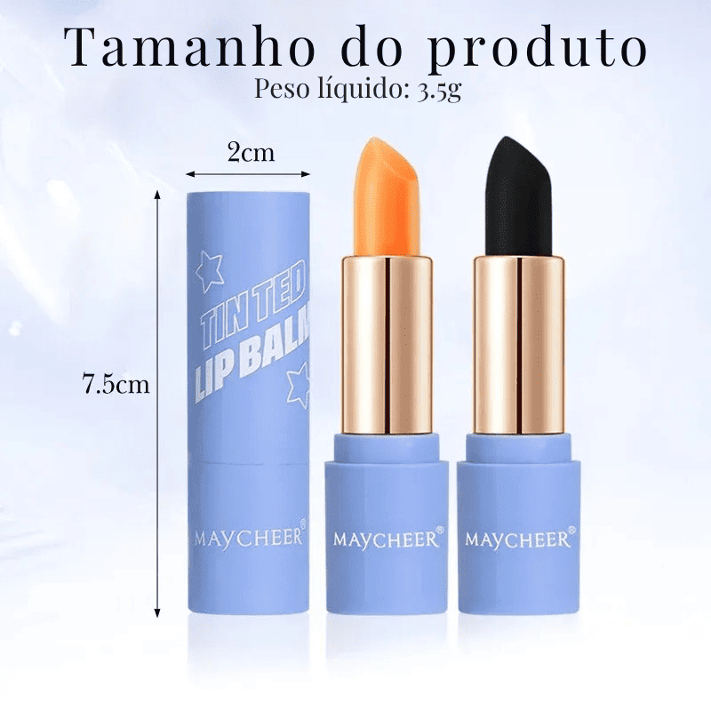 LipGlow – Bálsamo Adaptativo com Hidratação e Cor Natural Personalizada [Compre 1 & Leve 2]