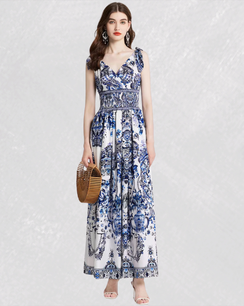 Vestido Belle Blue