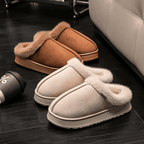Pantufa Nuvem Peluciada de Inverno Premium – Conforto Que Aquece Seus Pés