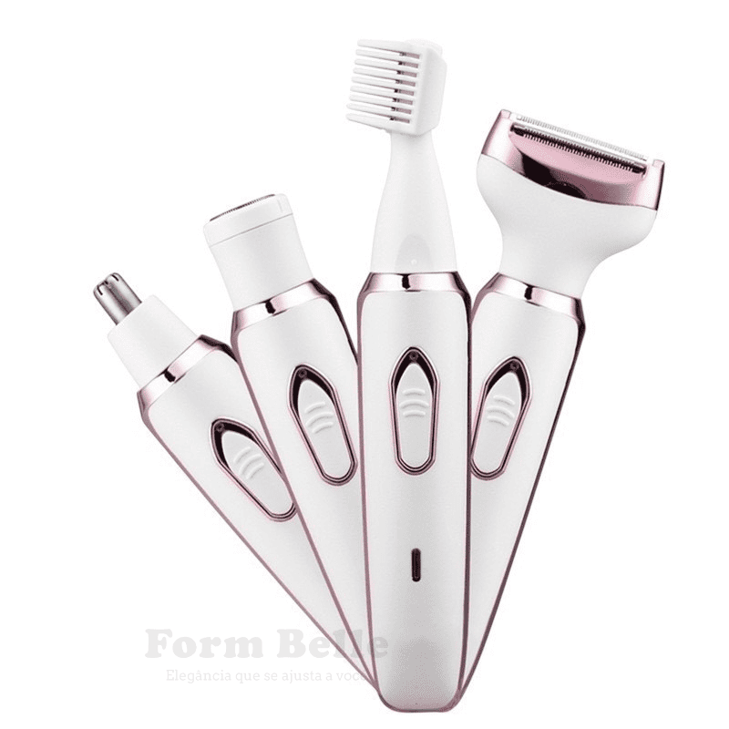 Depilador Elétrico 4 em 1 - DermaBelle® + Brindes