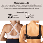 Sutiã Top Confort - Correção Postural e Sustentação