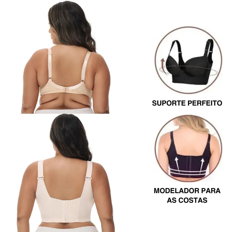 Sutiã Modelador PushUp BelleForm - Sustentação Perfeita [COMPRE 1 LEVE 2]