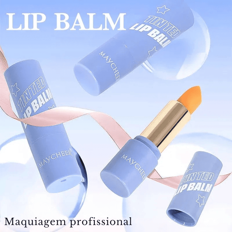 LipGlow – Bálsamo Adaptativo com Hidratação e Cor Natural Personalizada [Compre 1 & Leve 2]