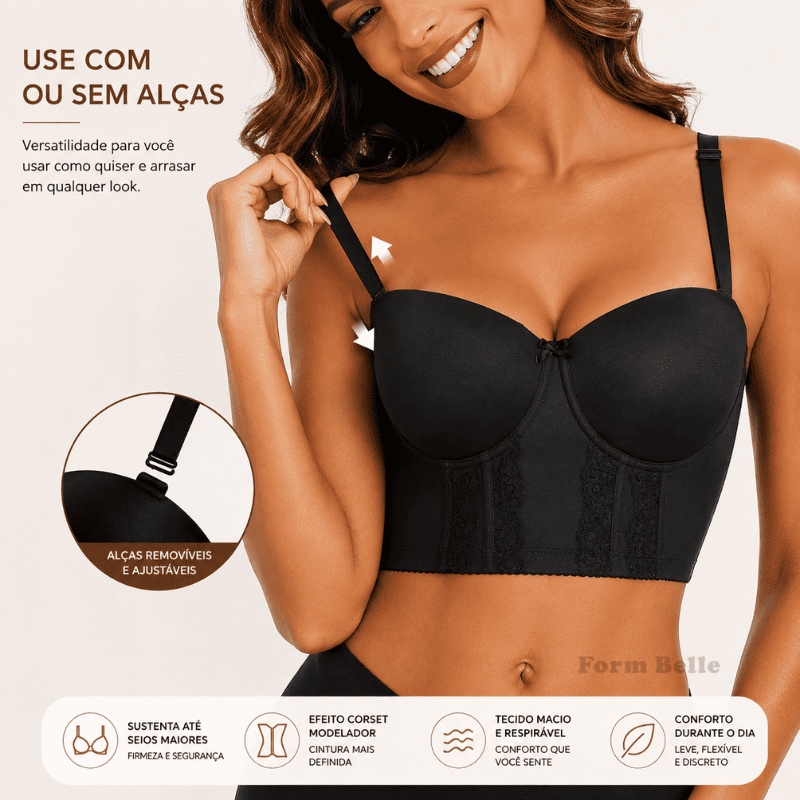 Sutiã Corset Modelador – Elegância e Sustentação [COMPRE 1 & LEVE 2]