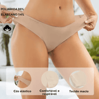 Kit 5 Calcinhas Soft Premium Invisíveis Sem Costura – Conforto Que Não Marca o Corpo