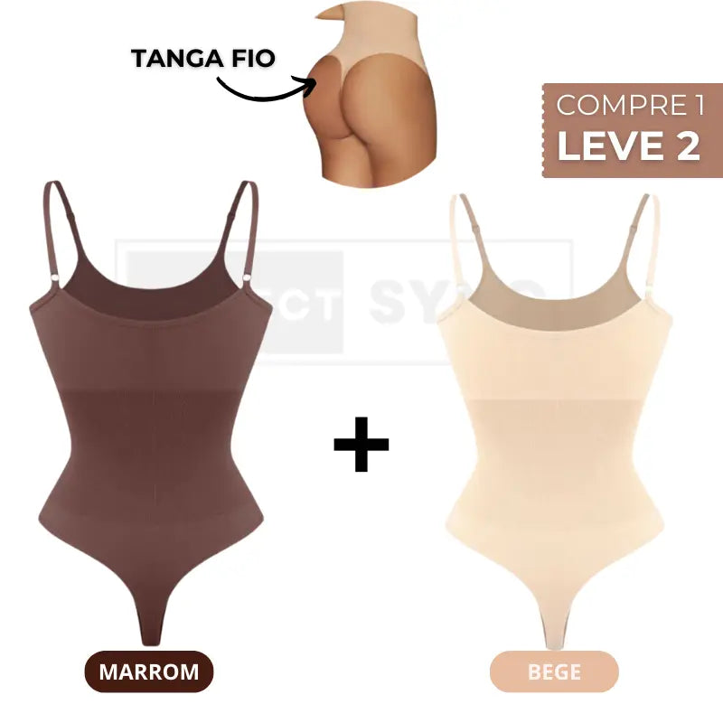 Body Modelador Shape Comfort - Diminui Medidas [COMPRE 1 LEVE 2]