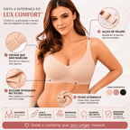 Sutiã Lux Comfort Sem Costura - Sustentação e Modelagem Perfeita [Compre 1 & Leve 2] + BRINDES