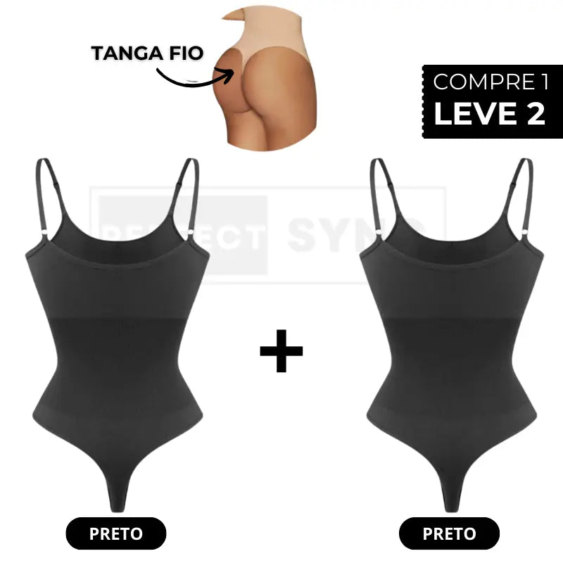 Body Modelador Shape Comfort - Diminui Medidas [COMPRE 1 LEVE 2]
